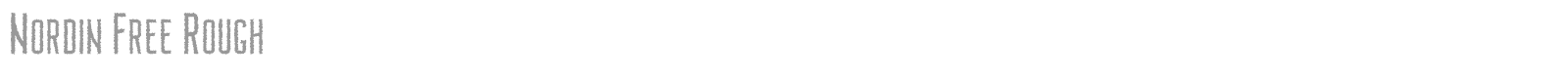 Nordin font preview